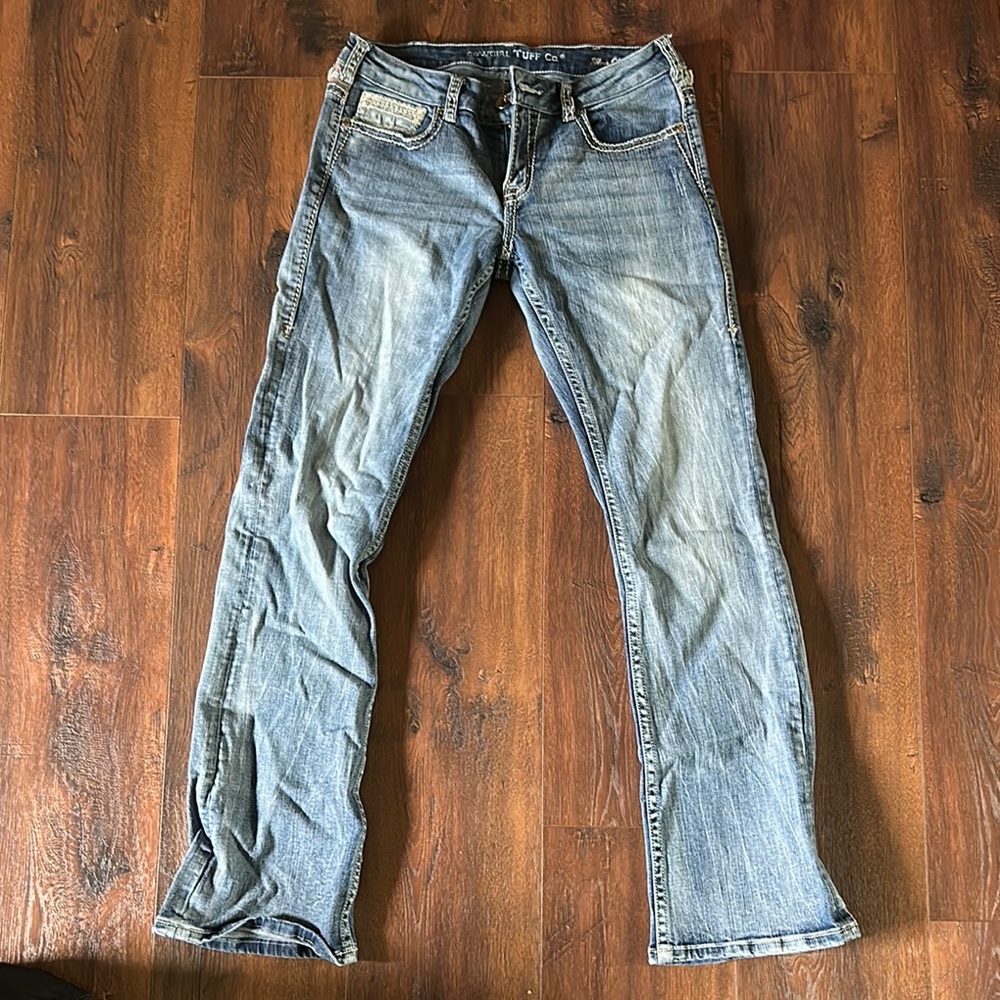 Cowgirl Tuff Blue Boot Cut Jeans